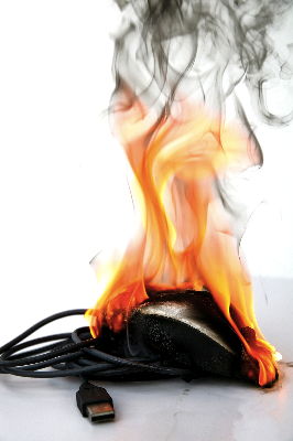 Burning Mouse